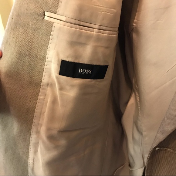 Hugo Boss oversized men blazer beige XXL - Picture 4 of 11